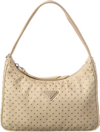 Prada Re-Edition Satin Mini Hobo Bag