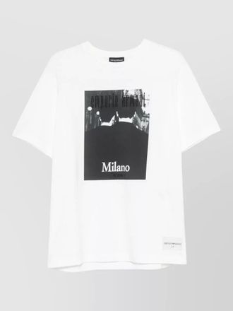 Emporio Armani cotton printed t-shirt