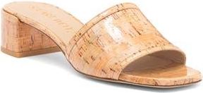 Stuart Weitzman Cayman 35 Block Slide Sandal in Natural at Nordstrom Rack, Size 7