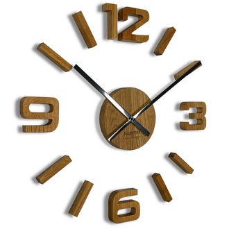 OEM Reloj De Pared De Madera De Roble Eko De 75 Cm