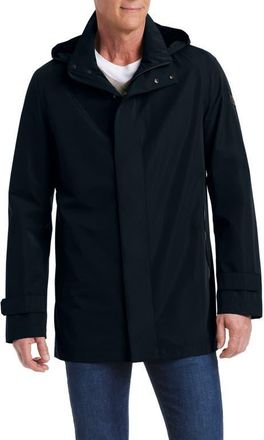 Vince Camuto Raintek Hooded Jacket in Navy at Nordstrom, Size Xx-Large