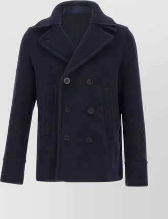 Paul & Shark double-breasted wool peacoat with pockets