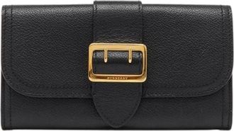 Burberry Pre-owned Wallets, female, Black, Size: ONE SIZE Pre-owned Vintage Leather Wallet