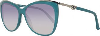 Swarovski Womens SK0104-5787W SK0104 14 5787W Sunglasses - Blue - One Size