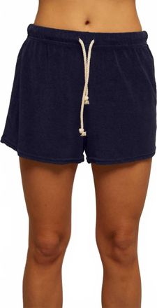 perfectwhitetee Summer Terry Shorts In Navy