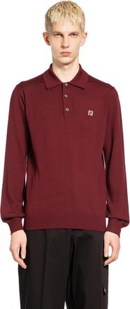 Fendi Wool Polo Shirt