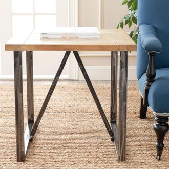 Safavieh Chase Wood Top End Table