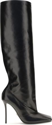 Dolce & Gabbana Black Knee-high Leather Boots
