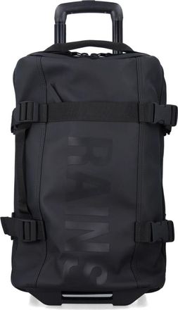 Rains Texel Cabinekoffer - unisex - Handbagage koffer - Zwart - ONE Size - Leer - Koffers