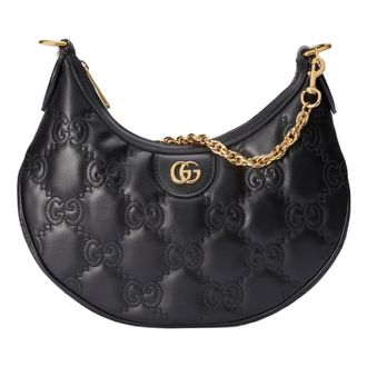 Gucci (WMNS) Gucci GG Matelasse Small Shoulder Bag Black 739709-UM8HG-1046
