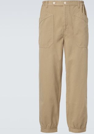 Visvim Pantalones cargo Carrol de sarga de algod&oacute;n