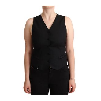 Dolce & Gabbana Vests - Dames - Gillet - Zwart - S - Kostuums