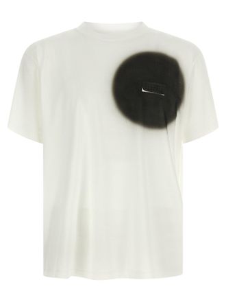 Maison Margiela MM6 Maison Margiela Witte Katoenen T-shirt