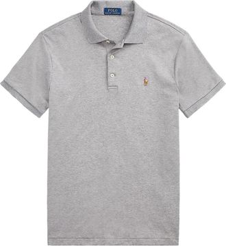 Polo Ralph Lauren logo-embroidered polo shirt - Grey