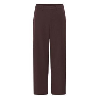 Kaffe KAvalley Broek - Dames - Broeken - Rood - Maat: 2XL Viscose