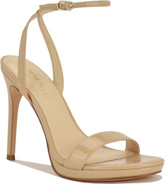 Nine West Lorent Sandal in Lite Latte at Nordstrom Rack, Size 10.5