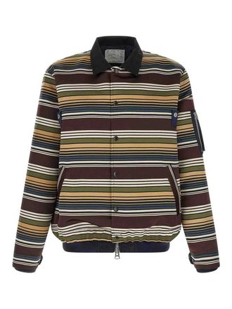 sacai Horizontal Stripe Blouson