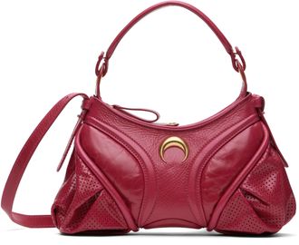 ハンドバッグ MARINE SERRE Woman Handbag Brown WBA019ACLEA0053 BR10 Moon Canvas Strike • Marine Serre