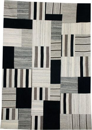 Kayoom Teppich »Radical 325« rechteckig 15 mm Höhe Handgewebter Jacquard Kilim, hochwertige Materialmischung