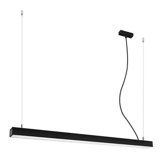 Sollux Lighting Minimalistic Pendant Lamp 150x118x6cm 1xLight 4000K in Black | Size: 150 x 118 x 6 cm