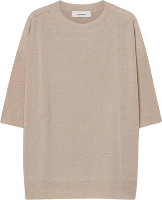 Pomandere Dames, Truien, Beige, Maat: S Wol
