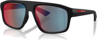 Prada Irregular Zonnebril - unisex - Zonnebrillen - Zwart - 59 MM - Accessoires
