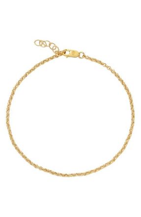 Made by Mary Rolo Chain Bracelet in Gold Filled at Nordstrom, Size 7