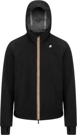 K-Way Lichtgewicht Jas - Heren - Zomerjassen - Zwart - M - Nylon - Jassen