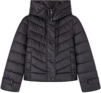 Motivi Jassen, Dames, Zwart, XL, Nylon, Down Jassen