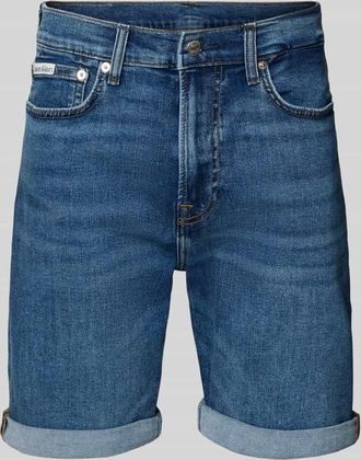 Calvin Klein Jeans Slim Fit Jeansshorts aus Baumwoll-Mix Modell HAMPTON in Dunkelblau, Gr&ouml;&szlig;e 30