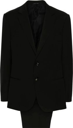 Giorgio Armani Single Breasted Suits, male, Black, Size: 3XL Uc001 Suit