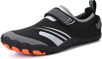 Generic Lightweight Stylish Indoor Gym Sports Shoes for Women - Breathable Quick-Dry Hiking Swimming Shoes for Men Women (Black,10.5)