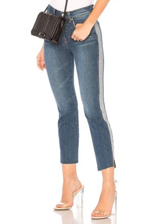 7 For All Mankind Eddie With Side Panel Jean In Mojave Dusk