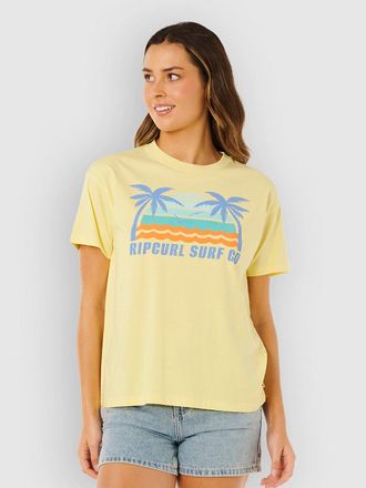 Rip Curl Malibu Relaxed Camiseta amarillo