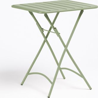 Sklum Sklum - Mesa De Jard&iacute;n Cuadrada 60x60 Cm Plegable En Acero Janti
