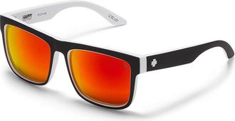 Spy Discord Sport Sunglasses Whitewall/HD Plus Gray/Green/Red Spectra, Polycarbonate