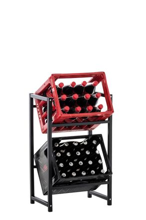 Clp Clp - Estanter&iacute;a Para Cajas Lennert Para 2 Cajas Negro