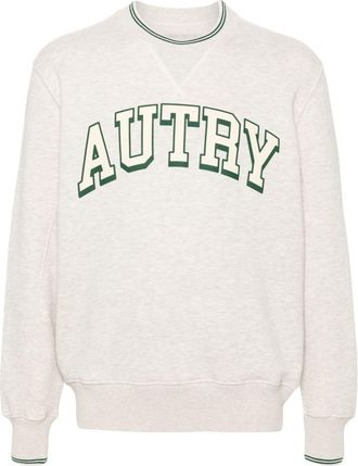 Autry logo-print sweatshirt - men - Polyester/Cotton - L - Grey