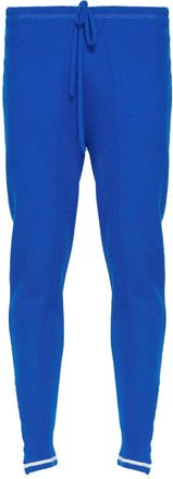 Maison Margiela Pantaloni sportivi in lana - Blu