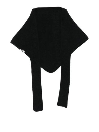 Jacquemus Lcharpe Fringed Logo Scarf
