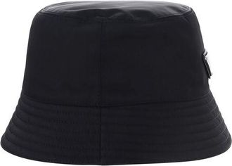 Prada Mens Black Polyamide Bucket Hat