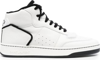 Saint Laurent SL/80 high-top sneakers - men - Calf Leather/Rubber/Fabric/Fabric - 43,5 - White