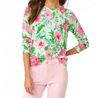 Lilly Pulitzer Tensley Crewneck Sweater In Multi Poppy Party