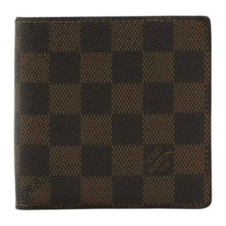 Louis Vuitton Pre-owned Damier Canvas Marco Wallet - - Pre-owned - Donna - Marrone - ONE SIZE