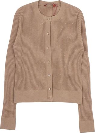 Max Mara Cardigans, female, Brown, Size: M Cardigans