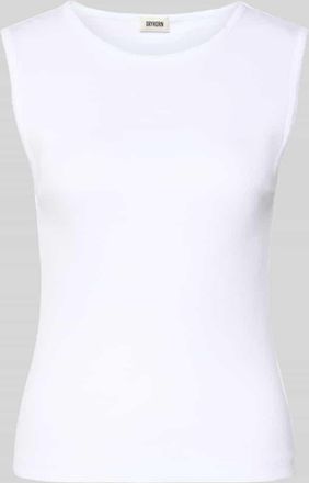 Drykorn Drykorn Tanktop mit Rundhalsausschnitt Modell FARIDA in Weiss, Gr&ouml;&szlig;e XL