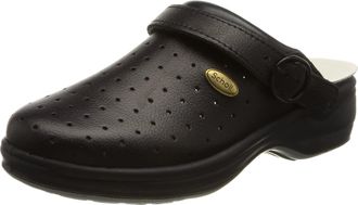 Scholl Unisex New Bonus Punched Medical Professional Clog, Navy Blue, 9 UK