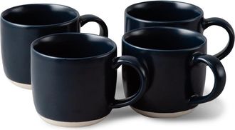 Fable Interiors The Mugs Set of 4 Mugs in Midnight Blue at Nordstrom
