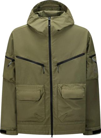 Murphy & Nye Green Sheet Boxy Fit Utility Hooded Jacket