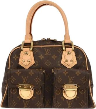 Louis Vuitton Pre-owned Handbags, female, Brown, Size: ONE SIZE Pre-owned Vintage Canvas Handbag